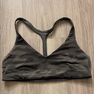 lululemon athletica Green Camo Sports Bra